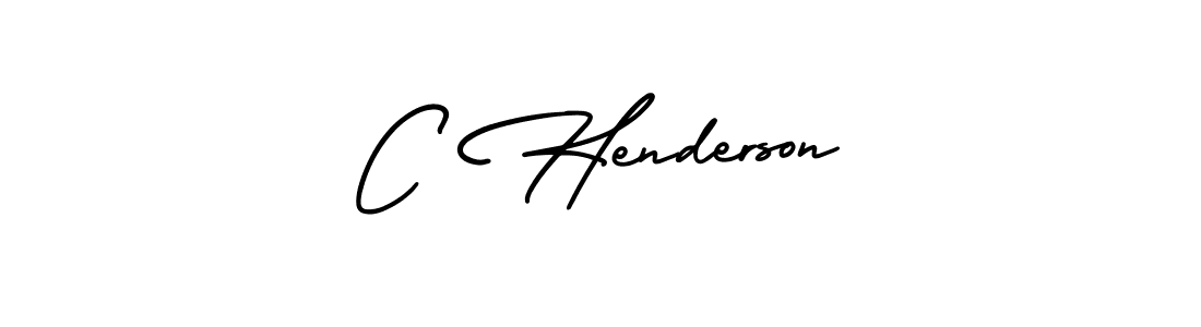 Make a beautiful signature design for name C Henderson. With this signature (AmerikaSignatureDemo-Regular) style, you can create a handwritten signature for free. C Henderson signature style 3 images and pictures png