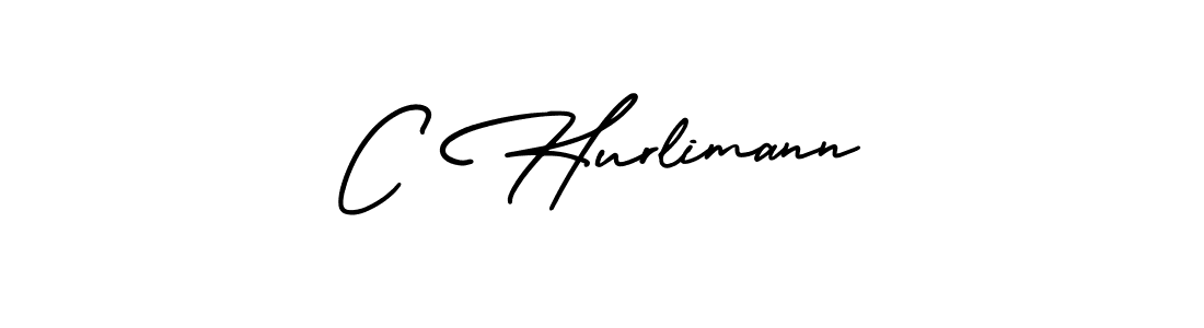 Use a signature maker to create a handwritten signature online. With this signature software, you can design (AmerikaSignatureDemo-Regular) your own signature for name C Hurlimann. C Hurlimann signature style 3 images and pictures png