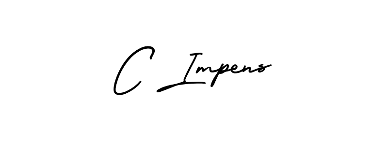 Create a beautiful signature design for name C Impens. With this signature (AmerikaSignatureDemo-Regular) fonts, you can make a handwritten signature for free. C Impens signature style 3 images and pictures png