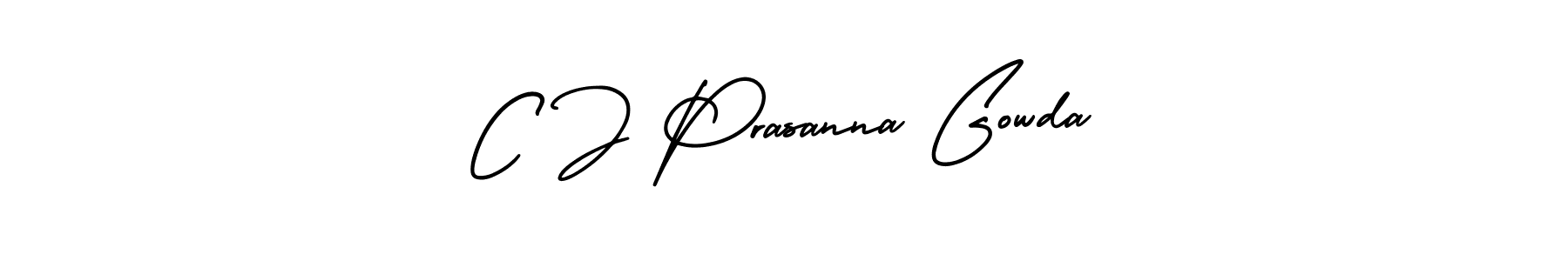 Similarly AmerikaSignatureDemo-Regular is the best handwritten signature design. Signature creator online .You can use it as an online autograph creator for name C J Prasanna Gowda. C J Prasanna Gowda signature style 3 images and pictures png