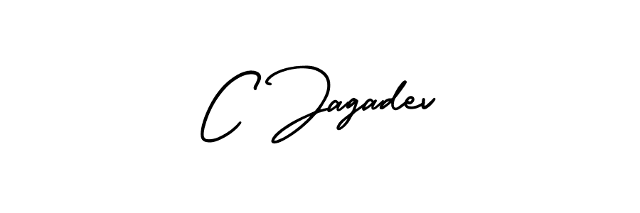 Also You can easily find your signature by using the search form. We will create C Jagadev name handwritten signature images for you free of cost using AmerikaSignatureDemo-Regular sign style. C Jagadev signature style 3 images and pictures png