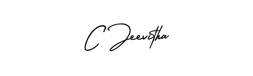 Best and Professional Signature Style for C Jeevitha. AmerikaSignatureDemo-Regular Best Signature Style Collection. C Jeevitha signature style 3 images and pictures png