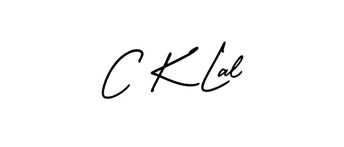 It looks lik you need a new signature style for name C K Lal. Design unique handwritten (AmerikaSignatureDemo-Regular) signature with our free signature maker in just a few clicks. C K Lal signature style 3 images and pictures png