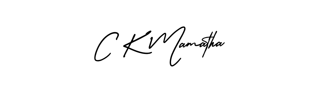 if you are searching for the best signature style for your name C K Mamatha. so please give up your signature search. here we have designed multiple signature styles  using AmerikaSignatureDemo-Regular. C K Mamatha signature style 3 images and pictures png