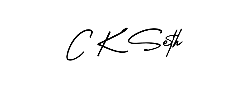 Similarly AmerikaSignatureDemo-Regular is the best handwritten signature design. Signature creator online .You can use it as an online autograph creator for name C K Seth. C K Seth signature style 3 images and pictures png