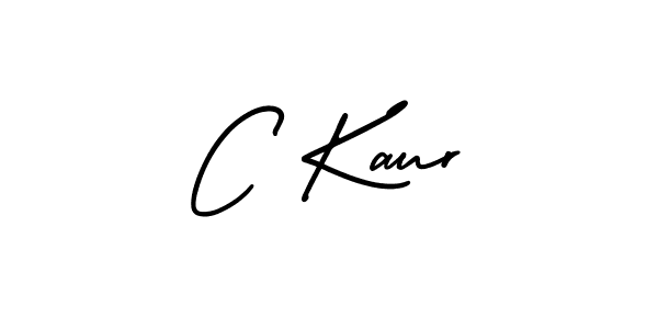 Create a beautiful signature design for name C Kaur. With this signature (AmerikaSignatureDemo-Regular) fonts, you can make a handwritten signature for free. C Kaur signature style 3 images and pictures png