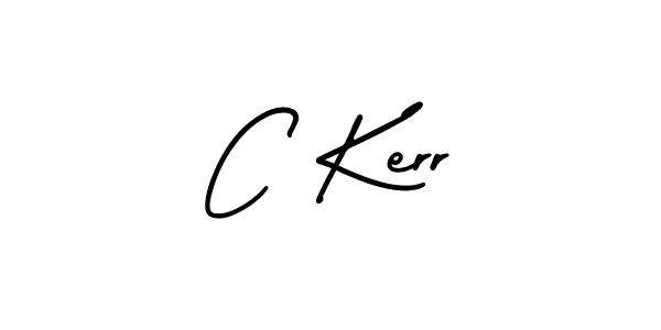 AmerikaSignatureDemo-Regular is a professional signature style that is perfect for those who want to add a touch of class to their signature. It is also a great choice for those who want to make their signature more unique. Get C Kerr name to fancy signature for free. C Kerr signature style 3 images and pictures png