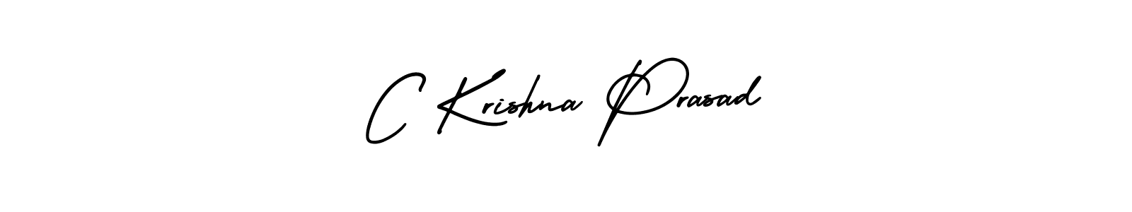 C Krishna Prasad stylish signature style. Best Handwritten Sign (AmerikaSignatureDemo-Regular) for my name. Handwritten Signature Collection Ideas for my name C Krishna Prasad. C Krishna Prasad signature style 3 images and pictures png