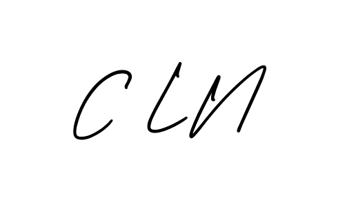 This is the best signature style for the C L N name. Also you like these signature font (AmerikaSignatureDemo-Regular). Mix name signature. C L N signature style 3 images and pictures png