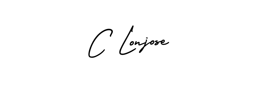 Make a beautiful signature design for name C Lonjose. Use this online signature maker to create a handwritten signature for free. C Lonjose signature style 3 images and pictures png