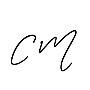 Similarly AmerikaSignatureDemo-Regular is the best handwritten signature design. Signature creator online .You can use it as an online autograph creator for name C M. C M signature style 3 images and pictures png