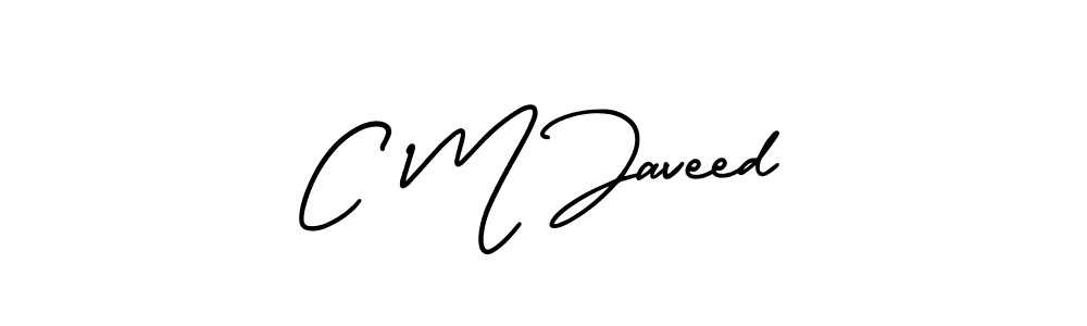 Also we have C M Javeed name is the best signature style. Create professional handwritten signature collection using AmerikaSignatureDemo-Regular autograph style. C M Javeed signature style 3 images and pictures png