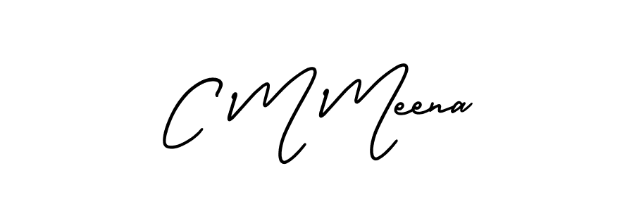 Best and Professional Signature Style for C M Meena. AmerikaSignatureDemo-Regular Best Signature Style Collection. C M Meena signature style 3 images and pictures png