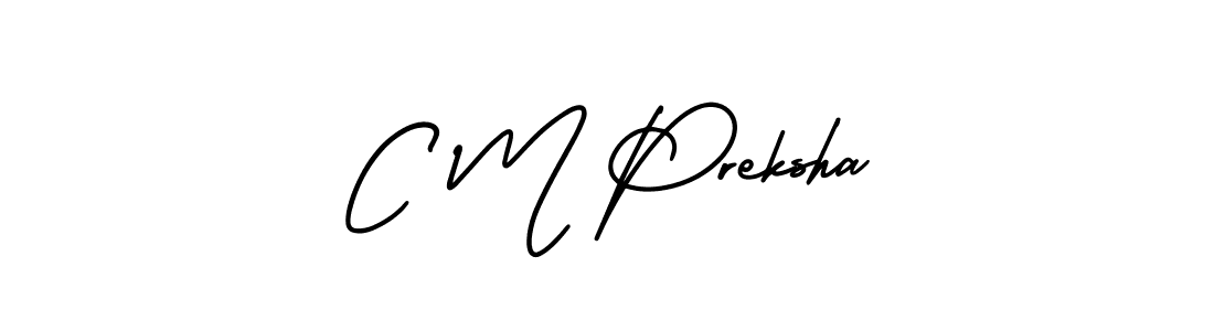 Once you've used our free online signature maker to create your best signature AmerikaSignatureDemo-Regular style, it's time to enjoy all of the benefits that C M Preksha name signing documents. C M Preksha signature style 3 images and pictures png