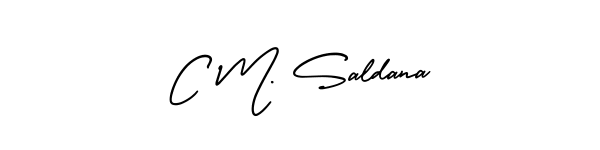 You can use this online signature creator to create a handwritten signature for the name C M. Saldana. This is the best online autograph maker. C M. Saldana signature style 3 images and pictures png