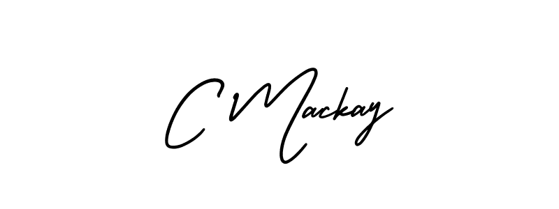 if you are searching for the best signature style for your name C Mackay. so please give up your signature search. here we have designed multiple signature styles  using AmerikaSignatureDemo-Regular. C Mackay signature style 3 images and pictures png