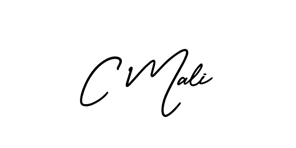 The best way (AmerikaSignatureDemo-Regular) to make a short signature is to pick only two or three words in your name. The name C Mali include a total of six letters. For converting this name. C Mali signature style 3 images and pictures png