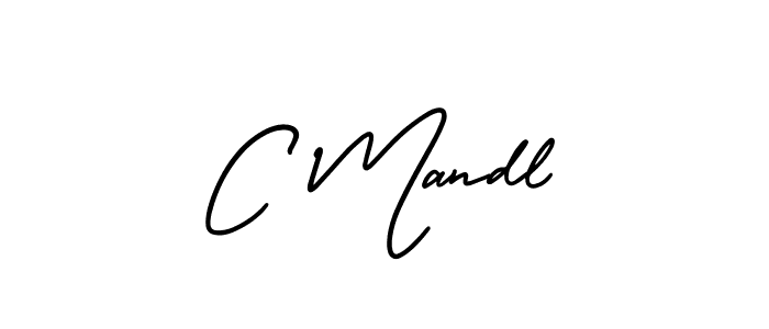 Design your own signature with our free online signature maker. With this signature software, you can create a handwritten (AmerikaSignatureDemo-Regular) signature for name C Mandl. C Mandl signature style 3 images and pictures png