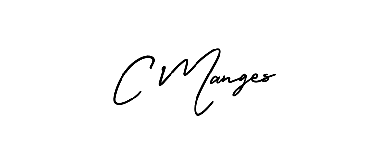 AmerikaSignatureDemo-Regular is a professional signature style that is perfect for those who want to add a touch of class to their signature. It is also a great choice for those who want to make their signature more unique. Get C Manges name to fancy signature for free. C Manges signature style 3 images and pictures png