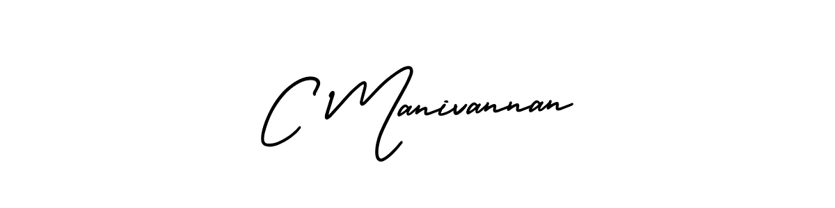 Also we have C Manivannan name is the best signature style. Create professional handwritten signature collection using AmerikaSignatureDemo-Regular autograph style. C Manivannan signature style 3 images and pictures png