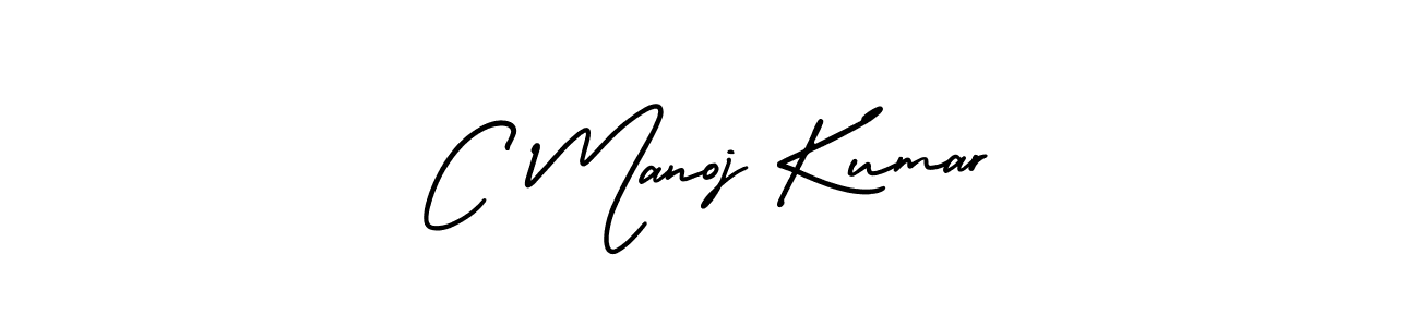 It looks lik you need a new signature style for name C Manoj Kumar. Design unique handwritten (AmerikaSignatureDemo-Regular) signature with our free signature maker in just a few clicks. C Manoj Kumar signature style 3 images and pictures png