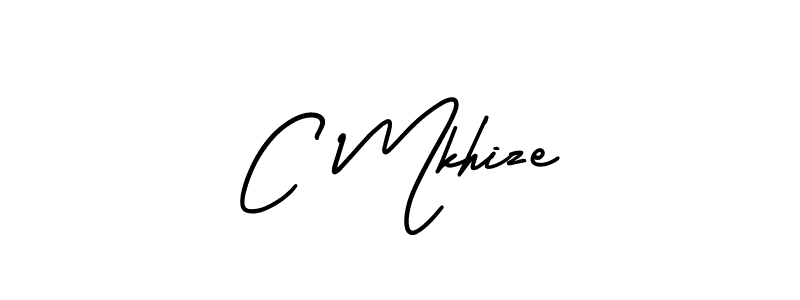 AmerikaSignatureDemo-Regular is a professional signature style that is perfect for those who want to add a touch of class to their signature. It is also a great choice for those who want to make their signature more unique. Get C Mkhize name to fancy signature for free. C Mkhize signature style 3 images and pictures png