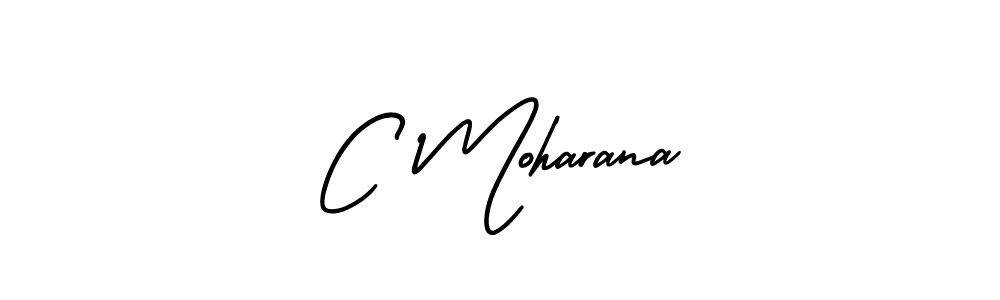AmerikaSignatureDemo-Regular is a professional signature style that is perfect for those who want to add a touch of class to their signature. It is also a great choice for those who want to make their signature more unique. Get C Moharana name to fancy signature for free. C Moharana signature style 3 images and pictures png
