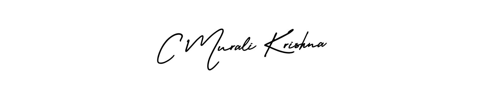 Also You can easily find your signature by using the search form. We will create C Murali Krishna name handwritten signature images for you free of cost using AmerikaSignatureDemo-Regular sign style. C Murali Krishna signature style 3 images and pictures png