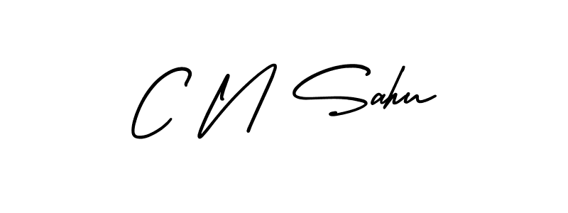 Similarly AmerikaSignatureDemo-Regular is the best handwritten signature design. Signature creator online .You can use it as an online autograph creator for name C N Sahu. C N Sahu signature style 3 images and pictures png