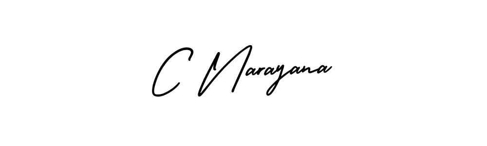 Make a beautiful signature design for name C Narayana. Use this online signature maker to create a handwritten signature for free. C Narayana signature style 3 images and pictures png