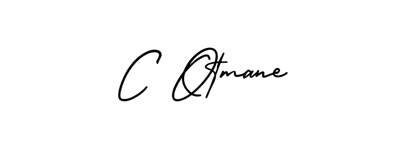 How to Draw C Otmane signature style? AmerikaSignatureDemo-Regular is a latest design signature styles for name C Otmane. C Otmane signature style 3 images and pictures png