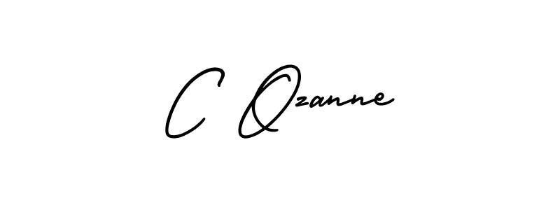 How to make C Ozanne signature? AmerikaSignatureDemo-Regular is a professional autograph style. Create handwritten signature for C Ozanne name. C Ozanne signature style 3 images and pictures png