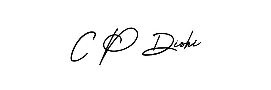 How to make C P Dishi signature? AmerikaSignatureDemo-Regular is a professional autograph style. Create handwritten signature for C P Dishi name. C P Dishi signature style 3 images and pictures png