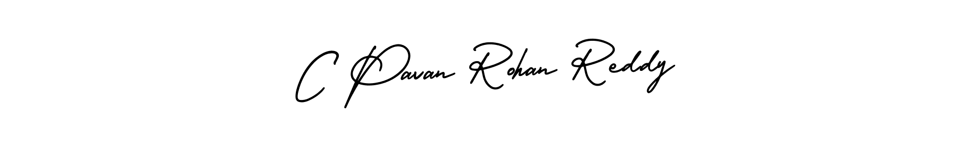 Also You can easily find your signature by using the search form. We will create C Pavan Rohan Reddy name handwritten signature images for you free of cost using AmerikaSignatureDemo-Regular sign style. C Pavan Rohan Reddy signature style 3 images and pictures png
