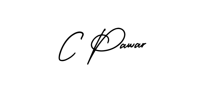 It looks lik you need a new signature style for name C Pawar. Design unique handwritten (AmerikaSignatureDemo-Regular) signature with our free signature maker in just a few clicks. C Pawar signature style 3 images and pictures png