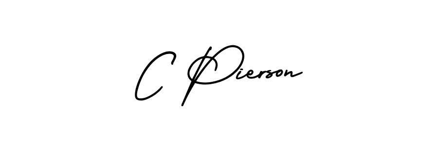 if you are searching for the best signature style for your name C Pierson. so please give up your signature search. here we have designed multiple signature styles  using AmerikaSignatureDemo-Regular. C Pierson signature style 3 images and pictures png