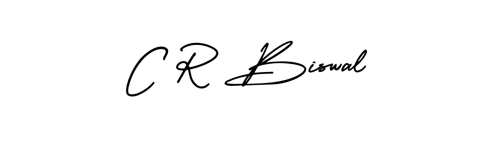 The best way (AmerikaSignatureDemo-Regular) to make a short signature is to pick only two or three words in your name. The name C R Biswal include a total of six letters. For converting this name. C R Biswal signature style 3 images and pictures png