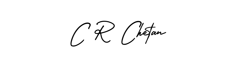 AmerikaSignatureDemo-Regular is a professional signature style that is perfect for those who want to add a touch of class to their signature. It is also a great choice for those who want to make their signature more unique. Get C R Chetan name to fancy signature for free. C R Chetan signature style 3 images and pictures png