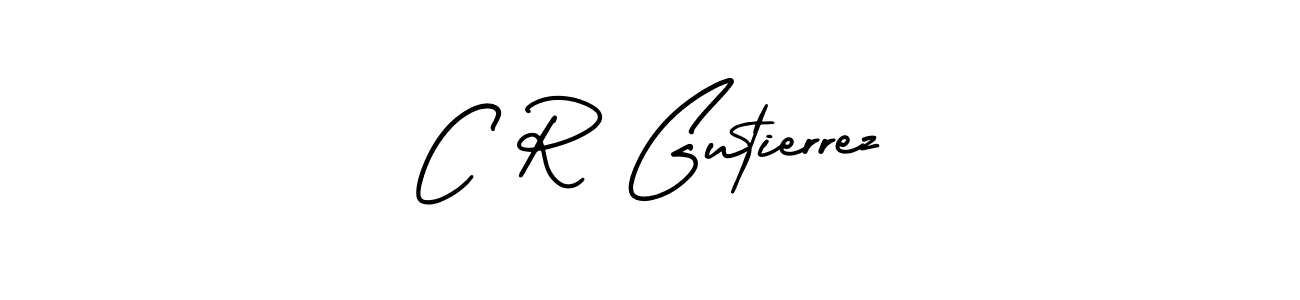 Make a beautiful signature design for name C R Gutierrez. Use this online signature maker to create a handwritten signature for free. C R Gutierrez signature style 3 images and pictures png