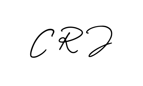 How to make C R J signature? AmerikaSignatureDemo-Regular is a professional autograph style. Create handwritten signature for C R J name. C R J signature style 3 images and pictures png