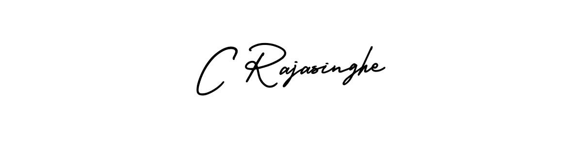 Create a beautiful signature design for name C Rajasinghe. With this signature (AmerikaSignatureDemo-Regular) fonts, you can make a handwritten signature for free. C Rajasinghe signature style 3 images and pictures png