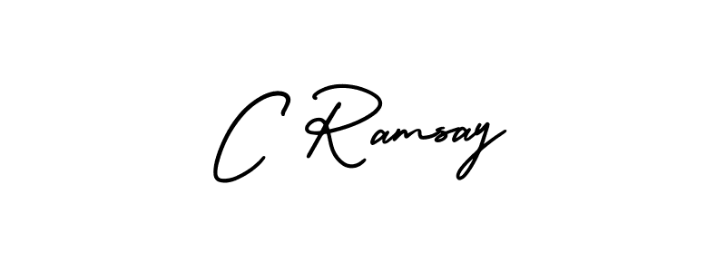 if you are searching for the best signature style for your name C Ramsay. so please give up your signature search. here we have designed multiple signature styles  using AmerikaSignatureDemo-Regular. C Ramsay signature style 3 images and pictures png