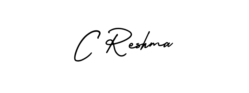 Check out images of Autograph of C Reshma name. Actor C Reshma Signature Style. AmerikaSignatureDemo-Regular is a professional sign style online. C Reshma signature style 3 images and pictures png