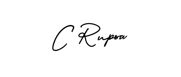 How to Draw C Rupsa signature style? AmerikaSignatureDemo-Regular is a latest design signature styles for name C Rupsa. C Rupsa signature style 3 images and pictures png