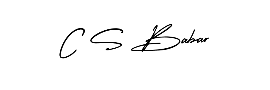 It looks lik you need a new signature style for name C S Babar. Design unique handwritten (AmerikaSignatureDemo-Regular) signature with our free signature maker in just a few clicks. C S Babar signature style 3 images and pictures png