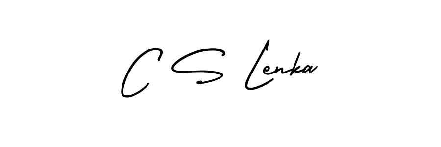 It looks lik you need a new signature style for name C S Lenka. Design unique handwritten (AmerikaSignatureDemo-Regular) signature with our free signature maker in just a few clicks. C S Lenka signature style 3 images and pictures png