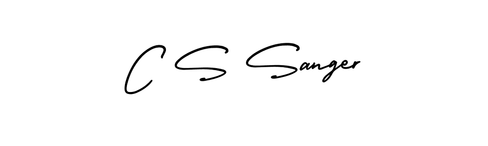 How to make C S Sanger signature? AmerikaSignatureDemo-Regular is a professional autograph style. Create handwritten signature for C S Sanger name. C S Sanger signature style 3 images and pictures png