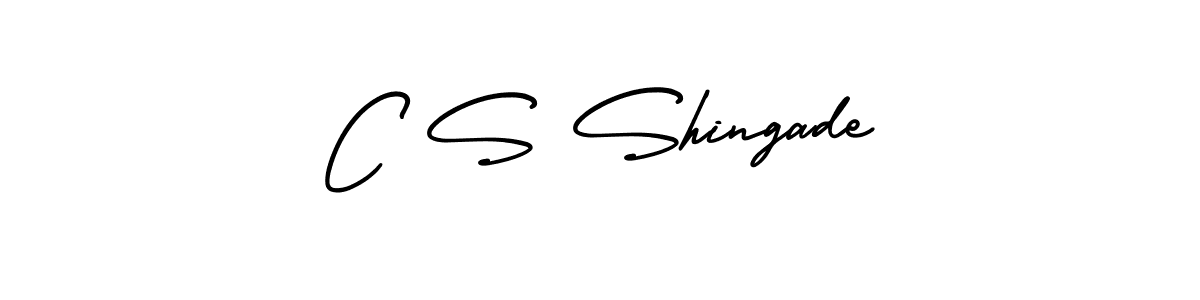 Make a beautiful signature design for name C S Shingade. Use this online signature maker to create a handwritten signature for free. C S Shingade signature style 3 images and pictures png