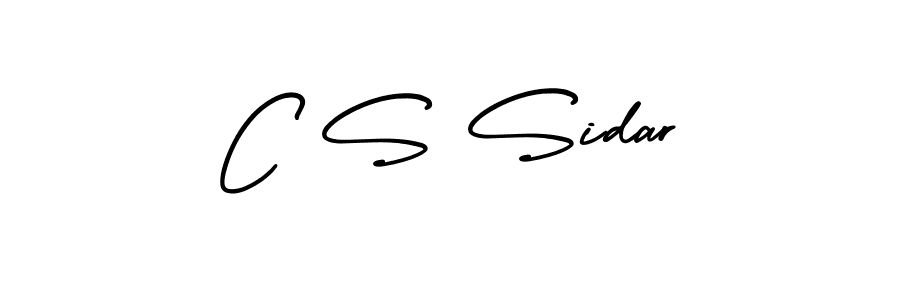 Make a beautiful signature design for name C S Sidar. Use this online signature maker to create a handwritten signature for free. C S Sidar signature style 3 images and pictures png