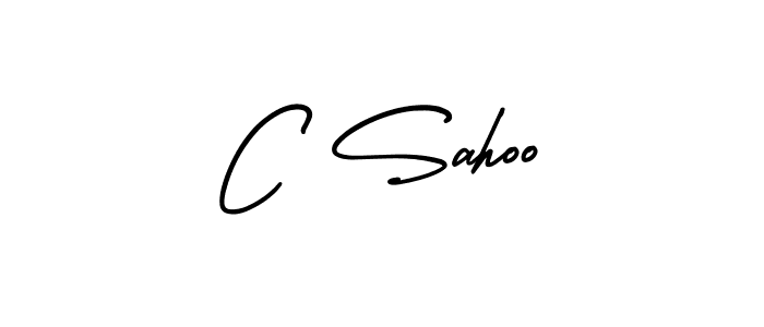 Make a beautiful signature design for name C Sahoo. Use this online signature maker to create a handwritten signature for free. C Sahoo signature style 3 images and pictures png